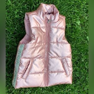Calvin Klein 18M Childs Pink Puffer Vest w Zipper